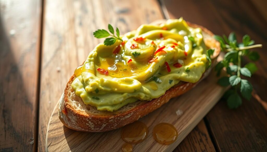 avocado and bread