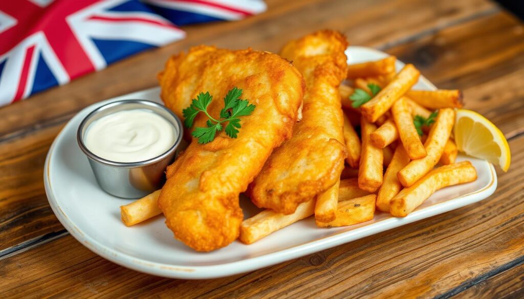 British fish and chips