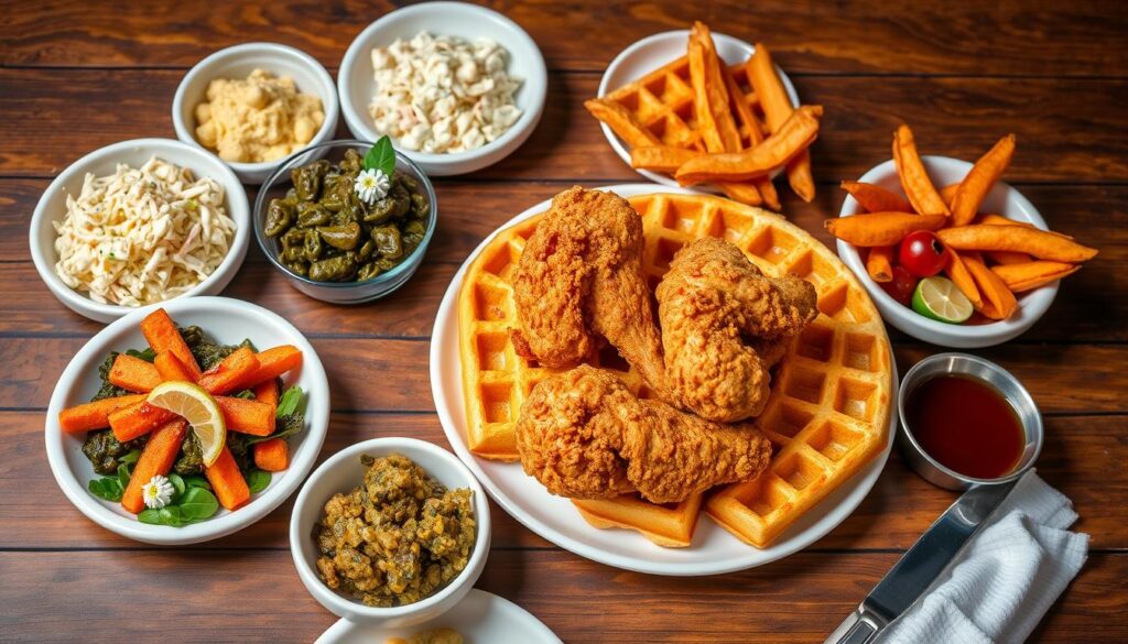 chicken and waffle side dishes