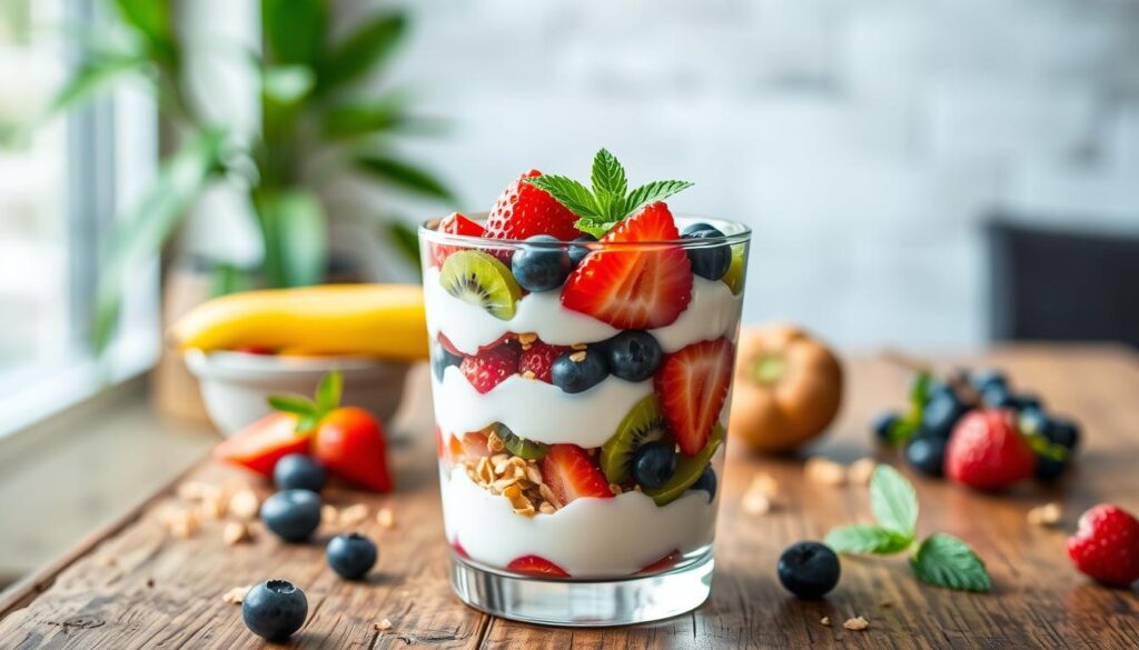 fruit yogurt parfait