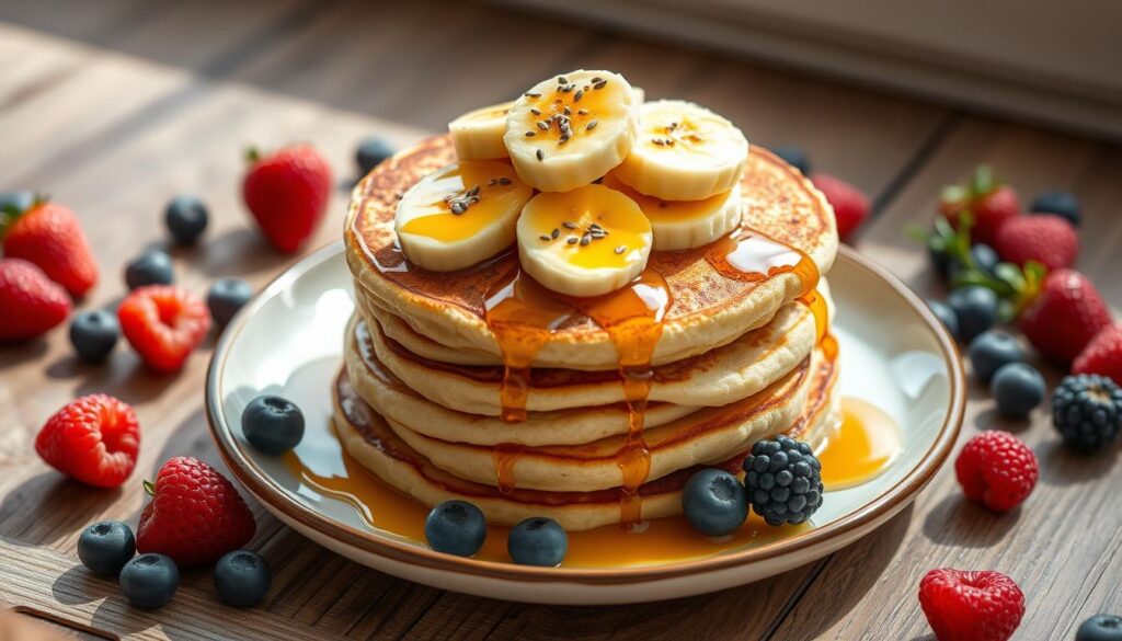 healthy banana pancakes