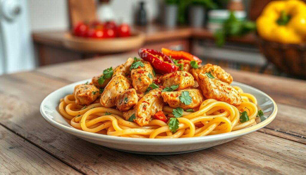 jerk chicken pasta