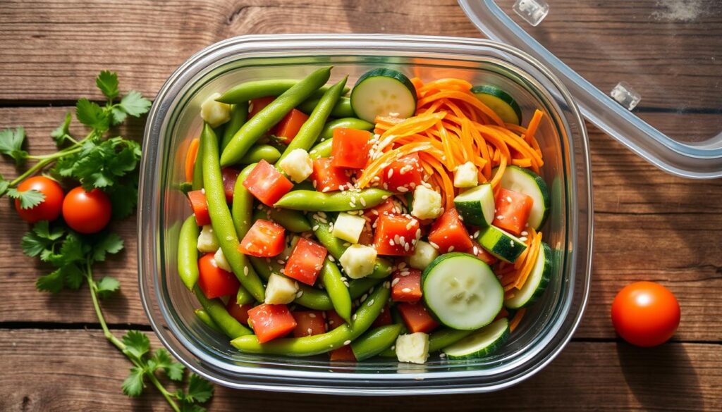 meal prep edamame salad