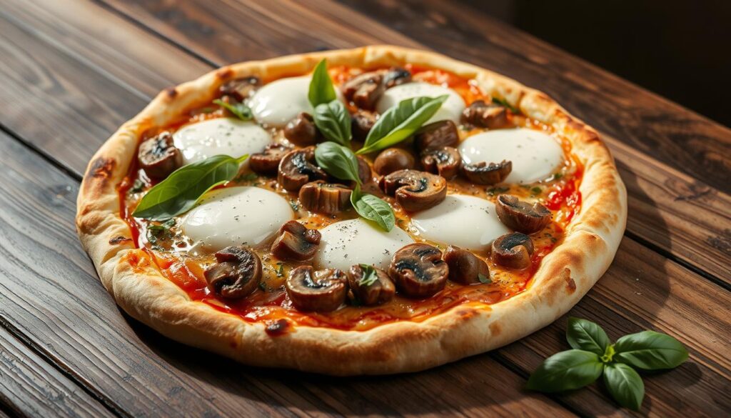 mushroom pizza