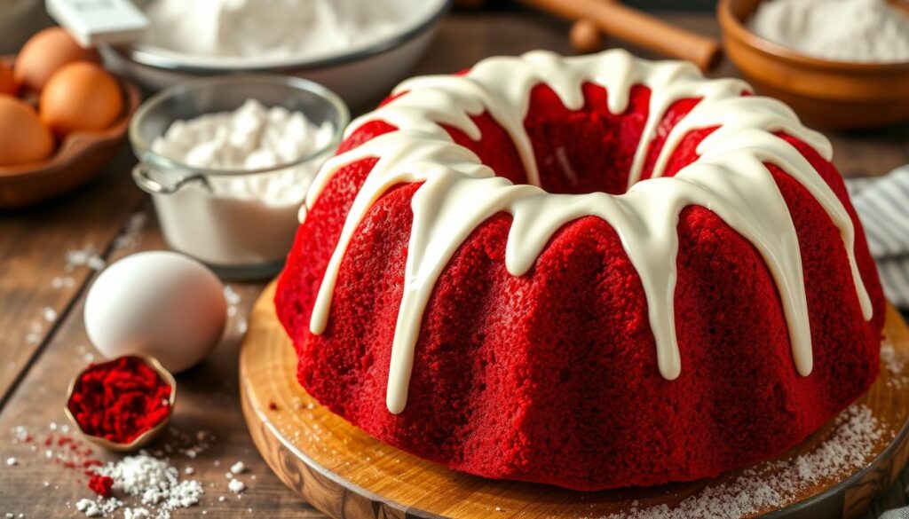 red velvet bundt cake