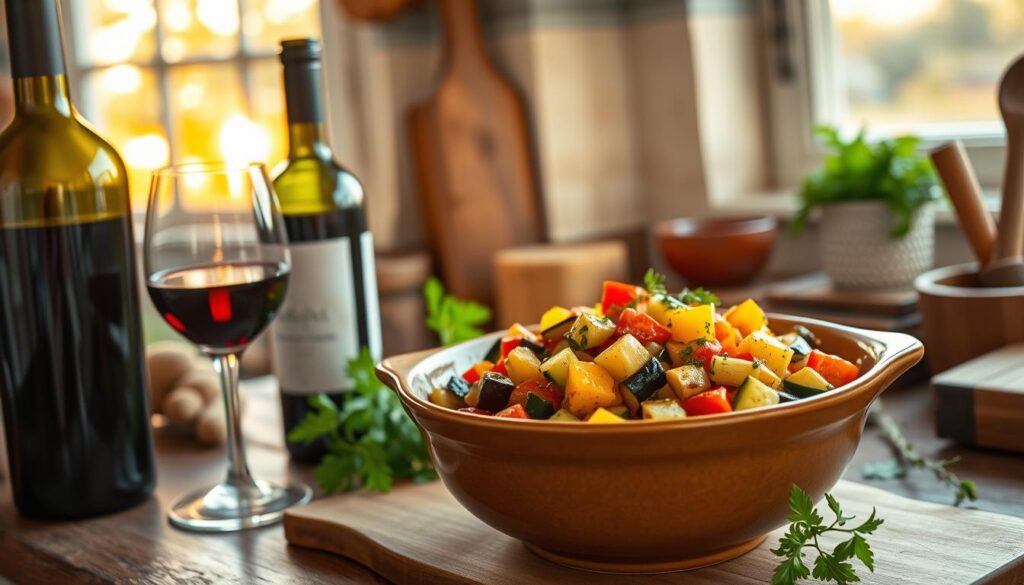 red wine in ratatouille recipe