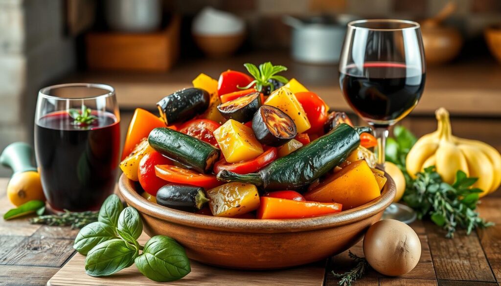 red wine in ratatouille recipe