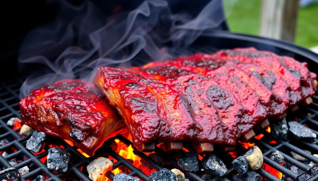 ribs on the grill