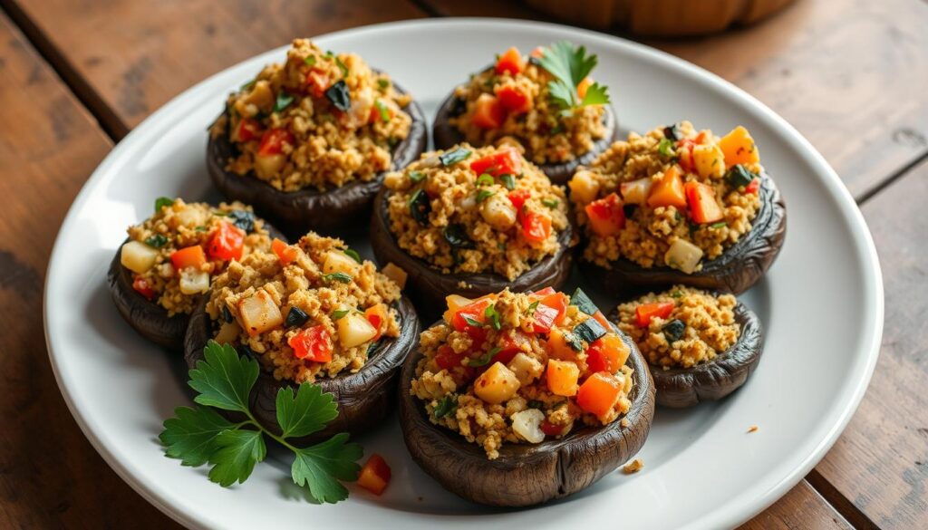 stuffed portobello mushrooms