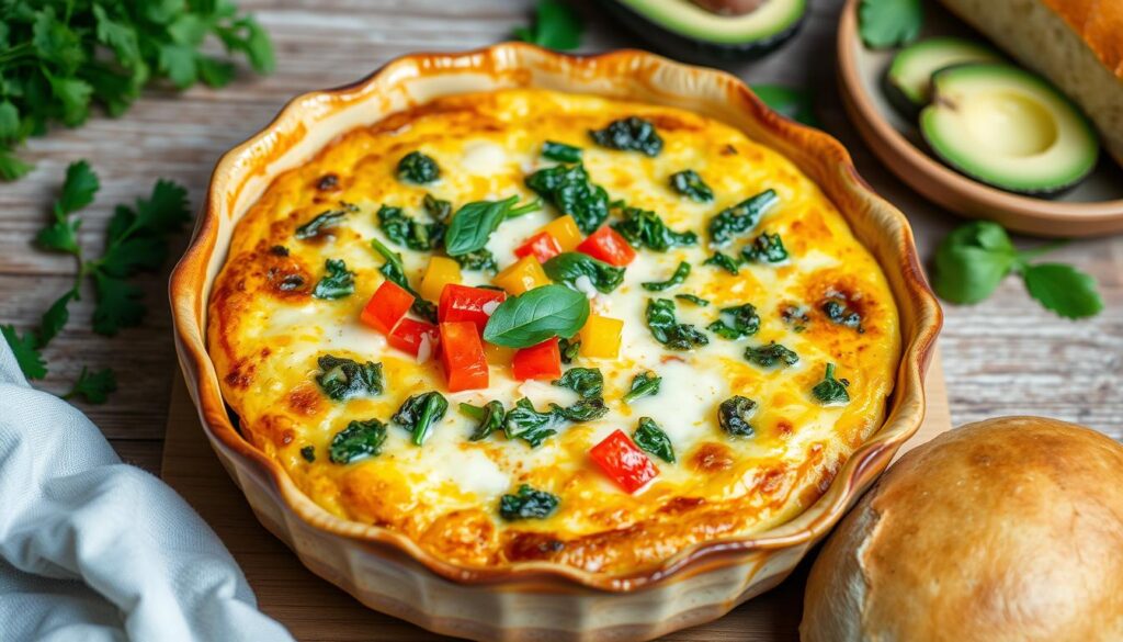 tortilla quiche bake