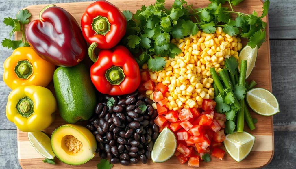 Vegetable Burrito Ingredients