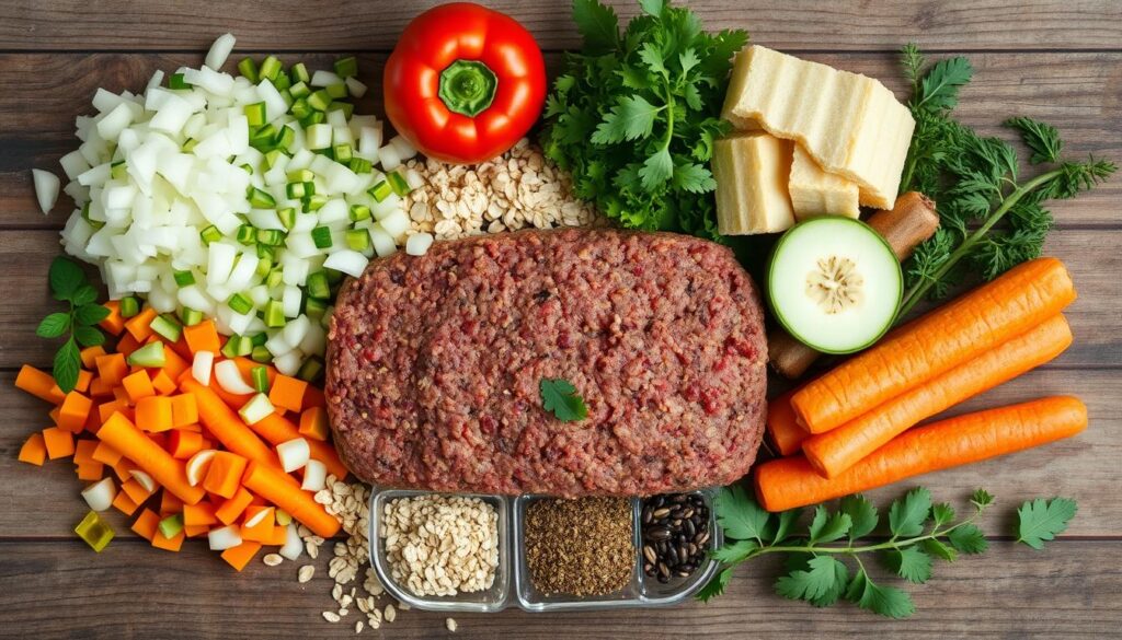 Vegetarian meatloaf ingredients