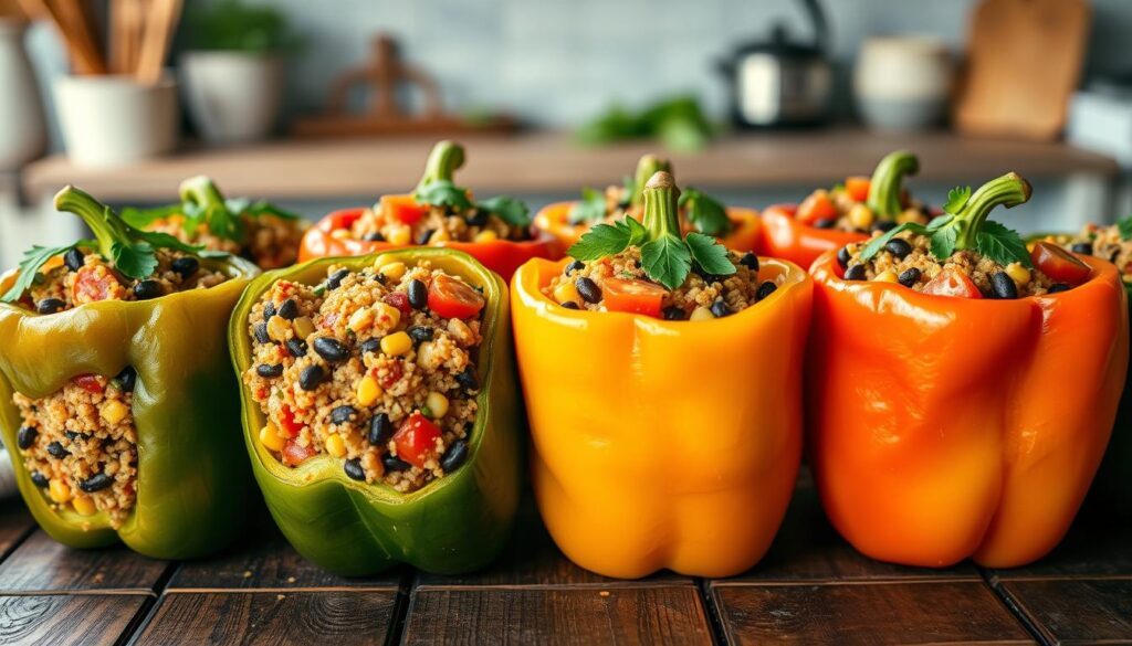 Veggie Stuffed Peppers