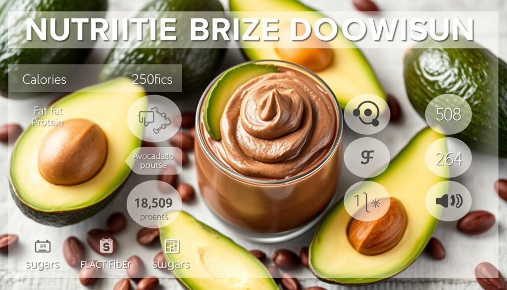 avocado chocolate mousse nutritional information