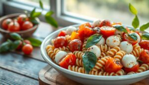 caprese pasta salad