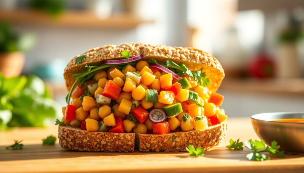 chickpea salad sandwich