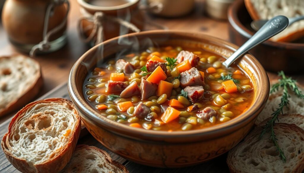 ham and lentil soup