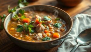 ham and lentil soup