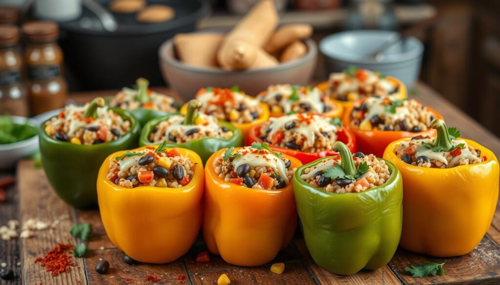 vegetarian stuffed peppers