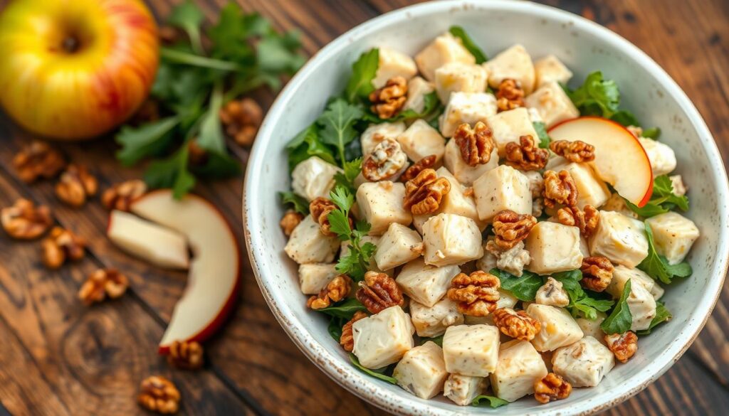 chicken salad with apples and walnuts