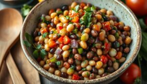 dense bean salad recipe