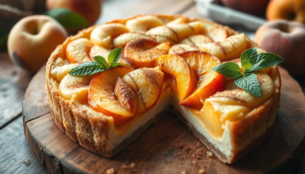 peach cheesecake recipe